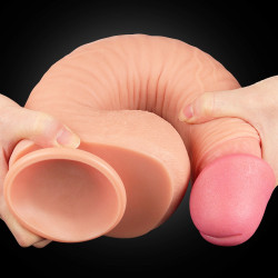 LoveToy Nature Cock Gode réaliste King Size XL Nature Cock 25 x 6cm 